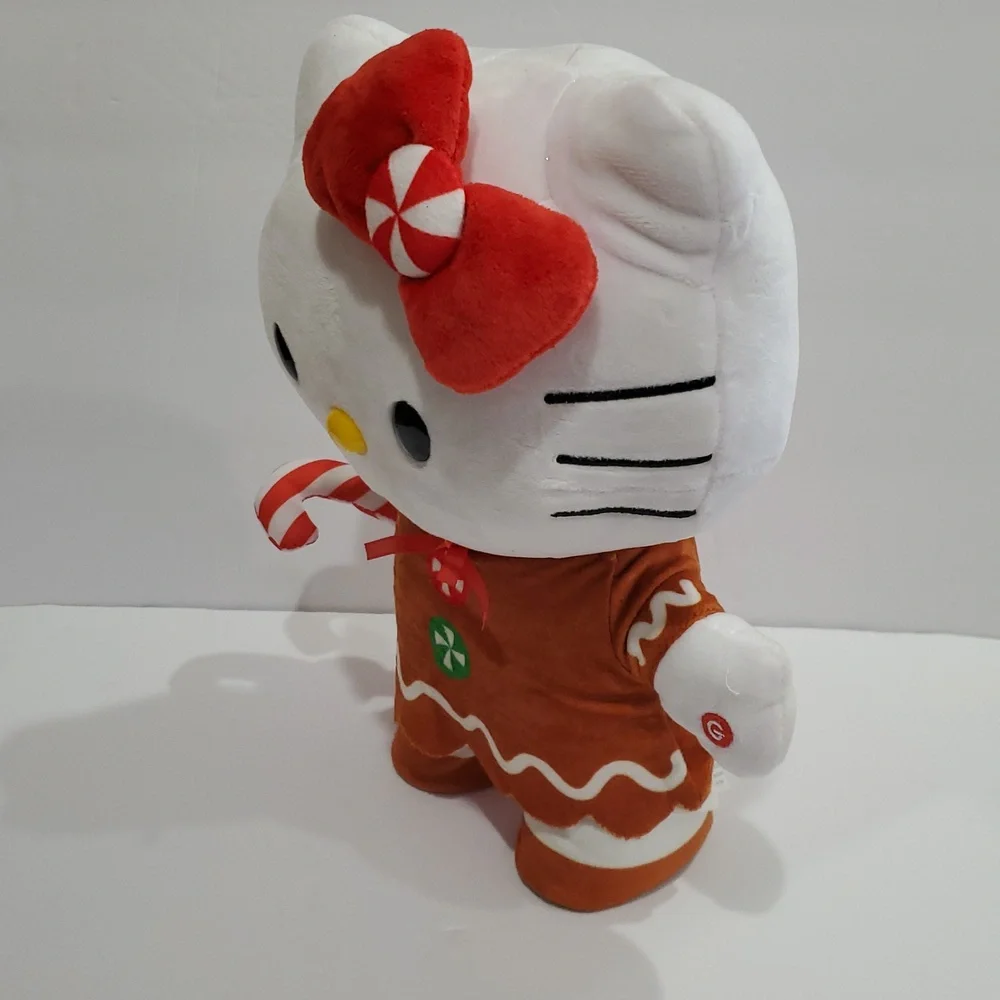 Hello Kitty‎ gingerbread theme musical animated dancing  plushie Xmas decor new